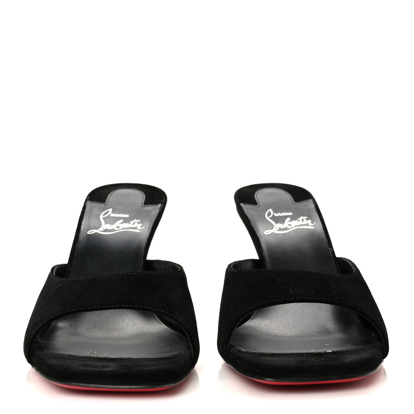 Veau Velours Condora 85 Mules 37 Black