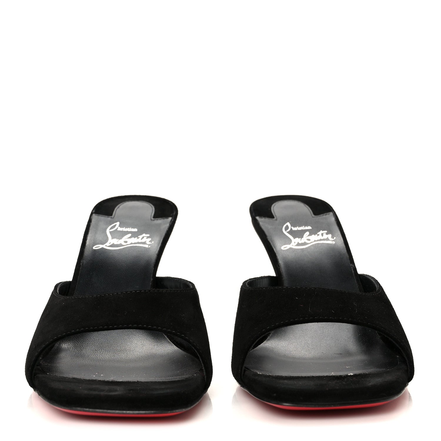 Christian Louboutin Veau Velours Condora 85 Mules 37 Black 3 of 8