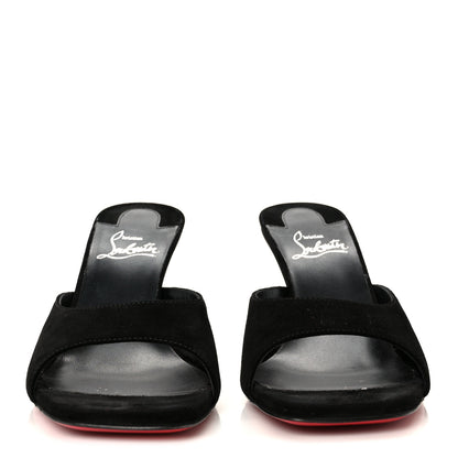 Christian Louboutin Veau Velours Condora 85 Mules 37 Black 3 of 8