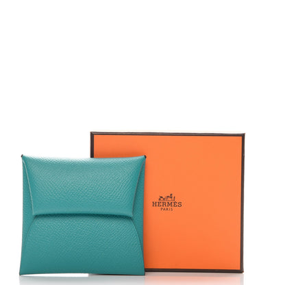 Hermes Epsom Bastia Coin Purse Bleu Paon 7 of 7