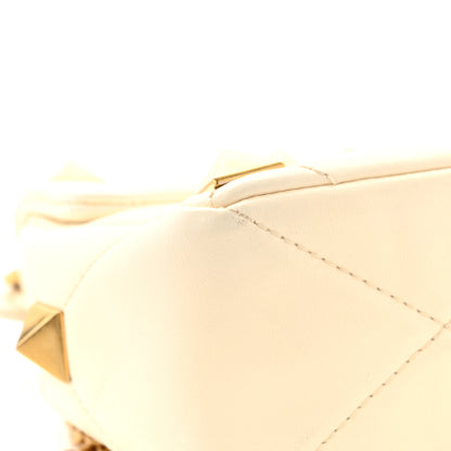 Valentino Garavani Nappa Medium Roman Stud Shoulder Bag Ivory 11 of 12