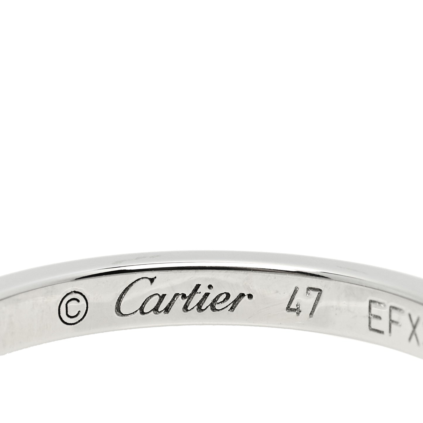 Platinum Diamond Ballerine Wedding Band Ring 47 4