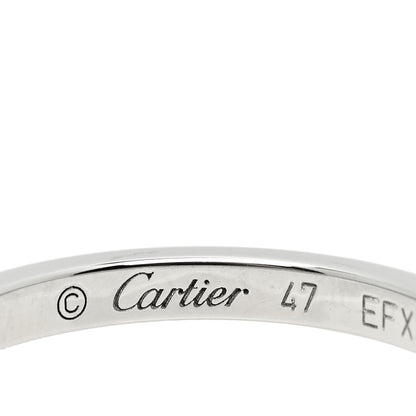 Cartier Platinum Diamond Ballerine Wedding Band Ring 47 4 3 of 3
