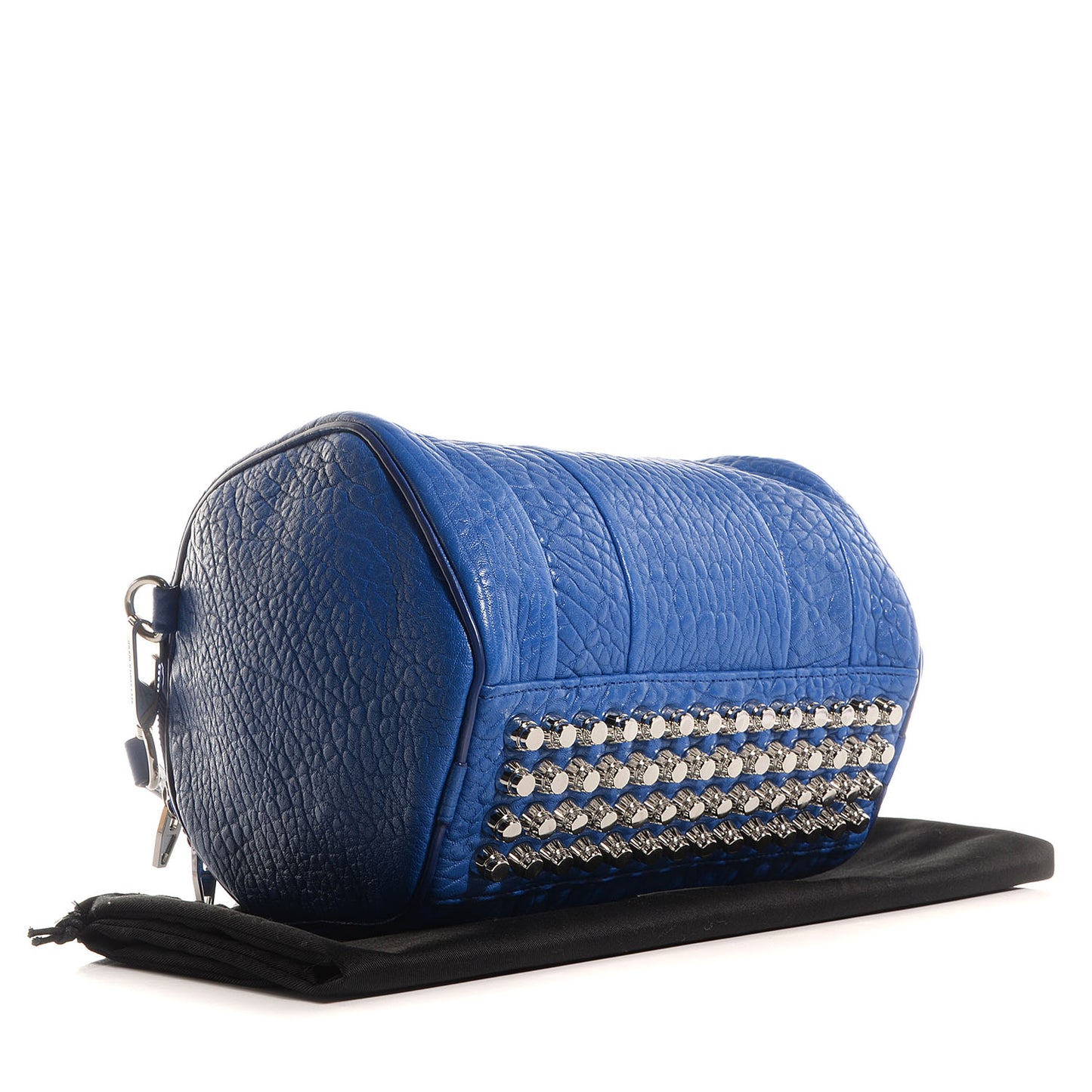 Pebbled Lambskin Rockie Royal w Silver Hardware