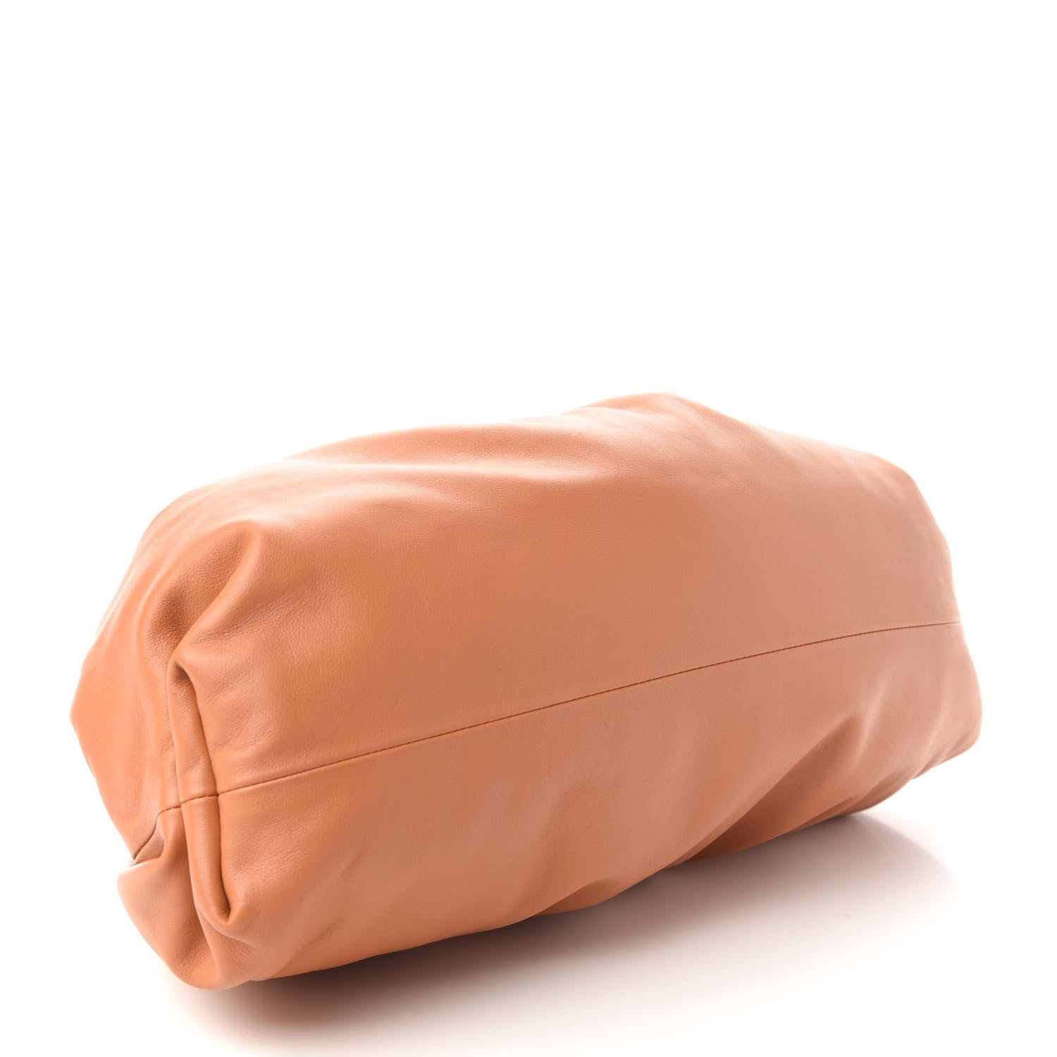 Bottega Veneta Smooth Butter Calf The Pouch Oversized Clutch Clay 4 of 10
