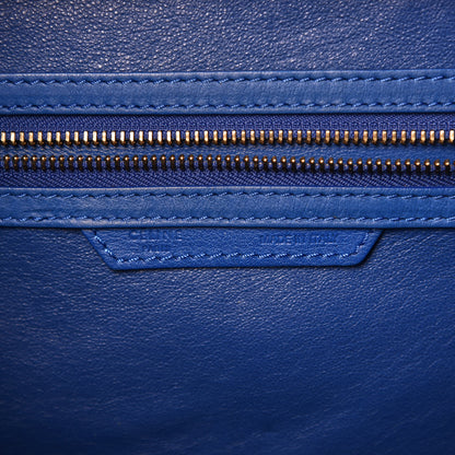 Celine Smooth Calfskin Mini Luggage Royal Blue 6 of 16