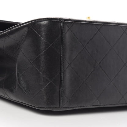Chanel Lambskin Quilted XL Jumbo Single Flap Black 13 of 15
