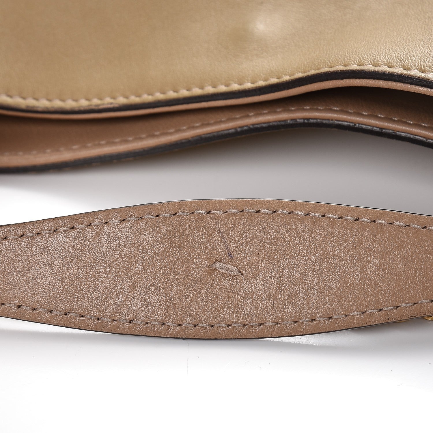 Gucci Lambskin Medium 1970 Shoulder Bag Beige 9 of 17