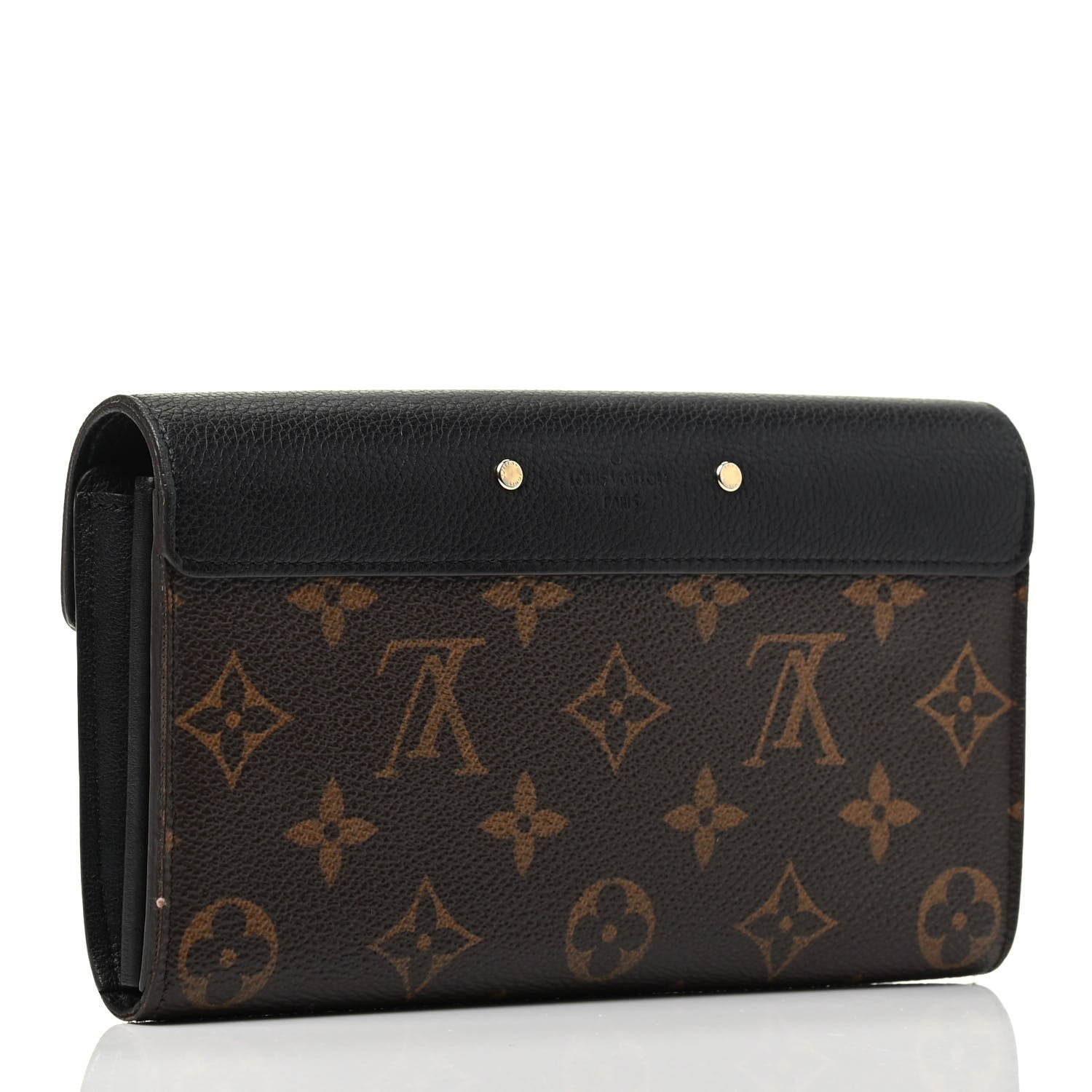 Louis Vuitton Monogram Pallas Wallet Black 2 of 3