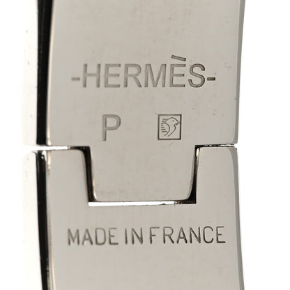 Hermes Enamel Narrow Clic Clac H Bracelet PM Rose Poudre 4 of 4