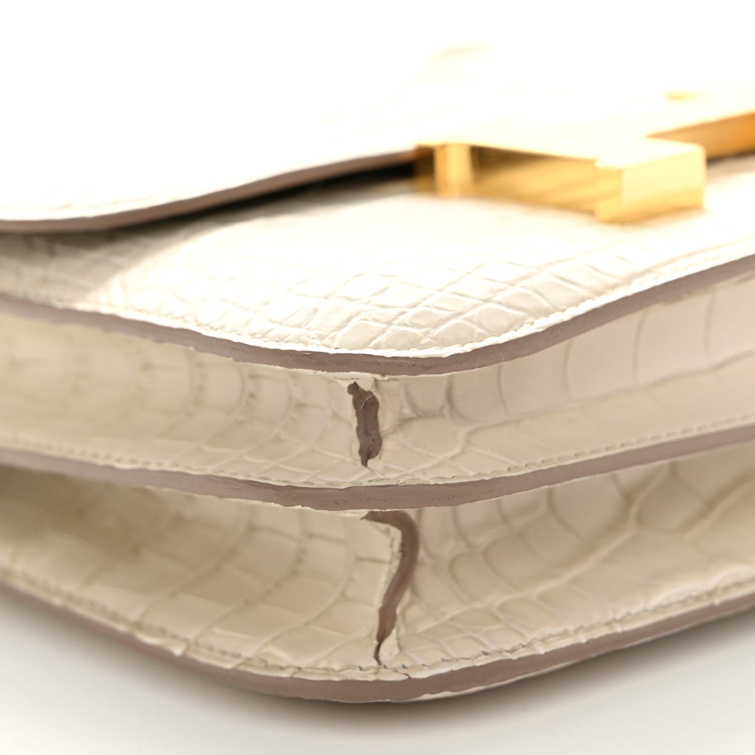 Hermes Matte Alligator Constance 18 Beton 10 of 12