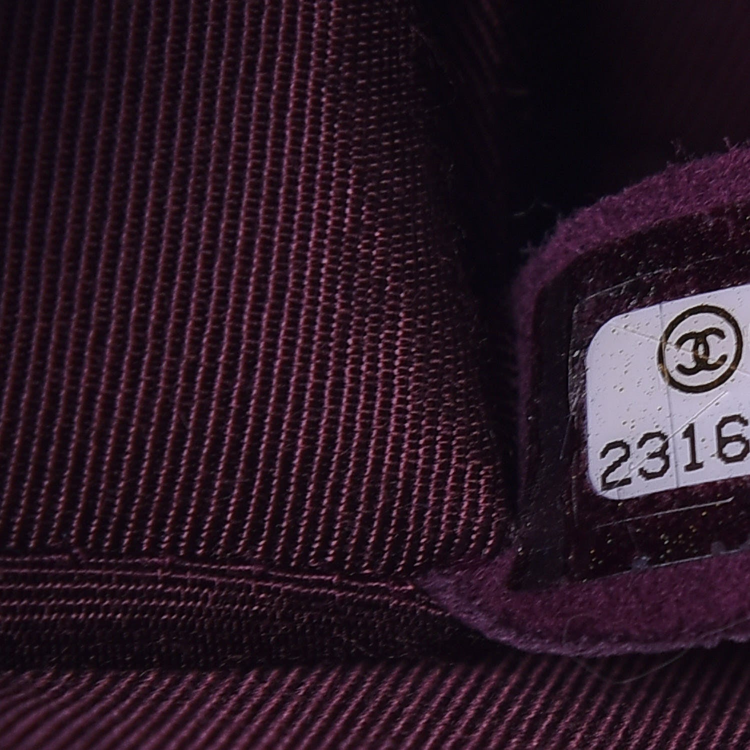 Chanel Lambskin Quilted Medium Boy Flap Dark Purple 9 of 11