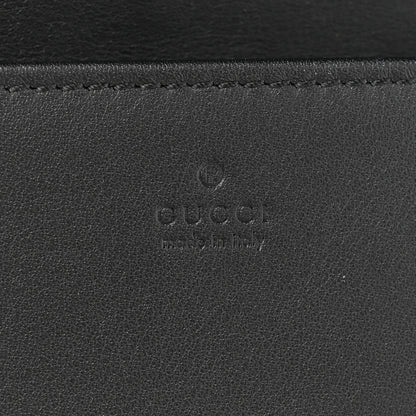 Gucci GG Supreme Monogram Azalea Calfskin Horsebit 1955 Wallet On Chain Beige Black 7 of 11