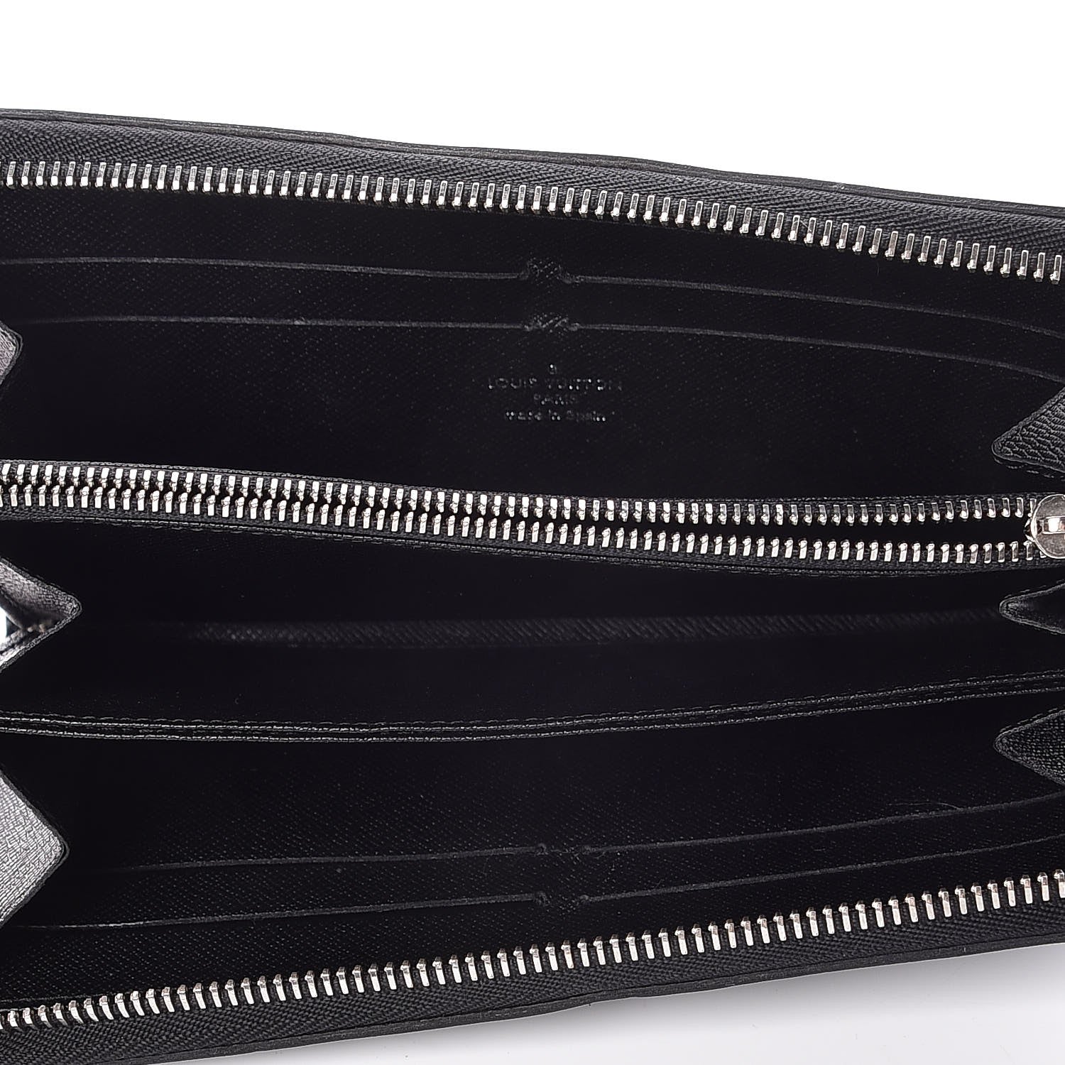 Louis Vuitton Epi Zippy Wallet Black 5 of 9