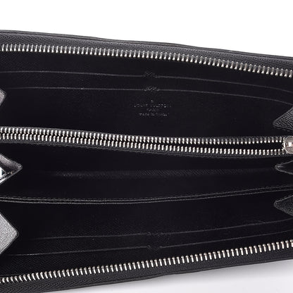 Louis Vuitton Epi Zippy Wallet Black 5 of 9