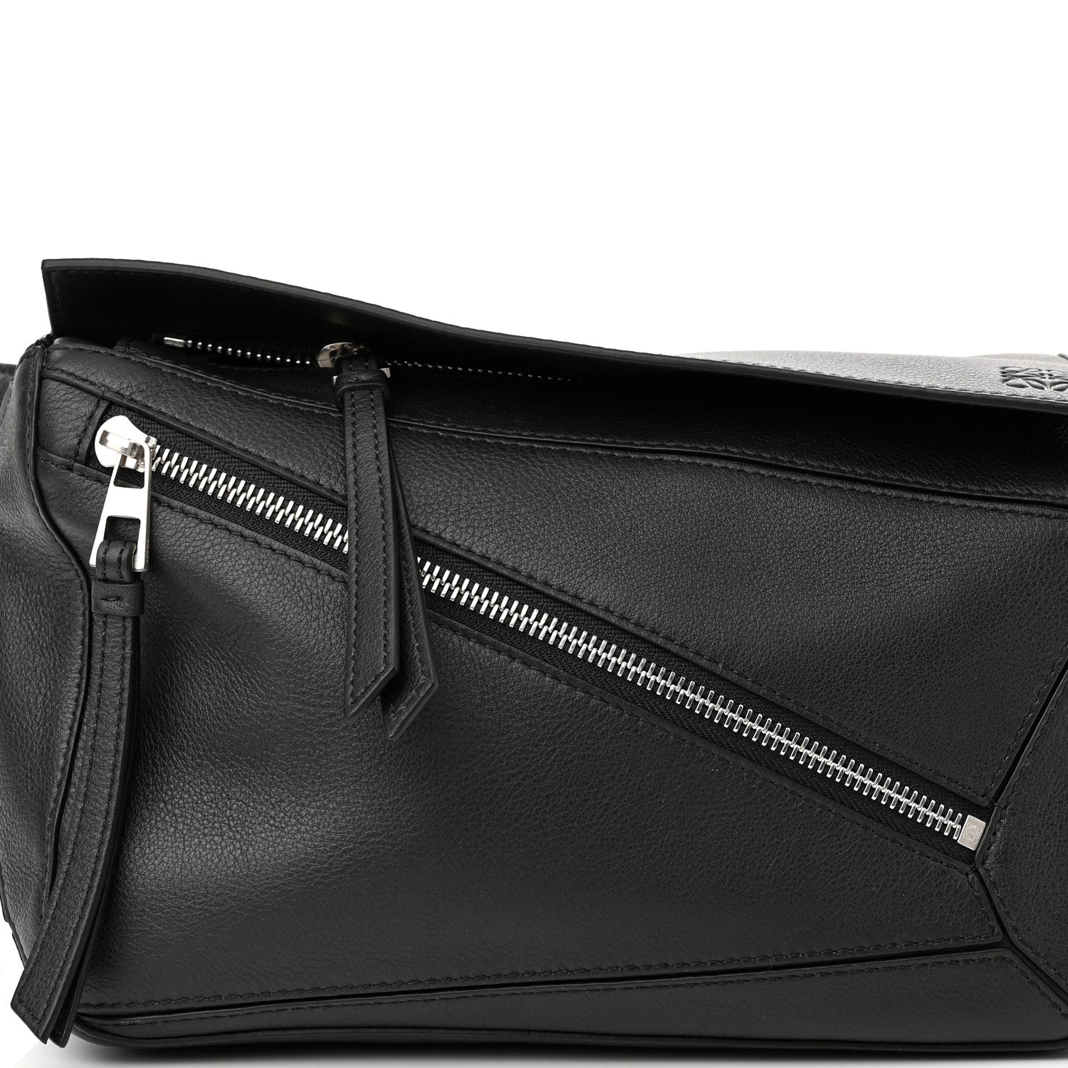 Loewe Calfskin Small Puzzle Bumbag Black 7 of 9