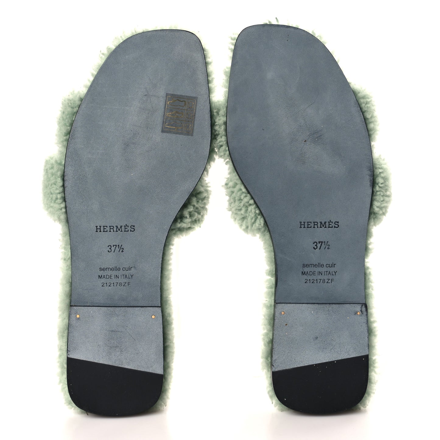 Woolskin Oran Sandals 37.5 Vert D’eau