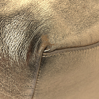 Prada Metallic Nappa Tote Gold 12 of 15