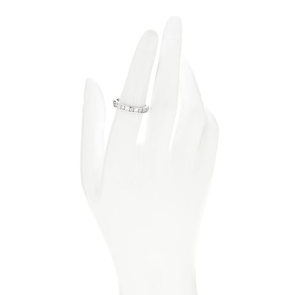 Tiffany Platinum Round Baguette Diamond 3mm Channel-Set Wedding Band Ring 53 6.25 2 of 5