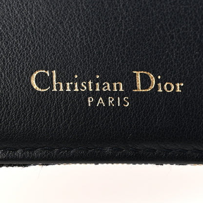 Christian Dior Oblique Saddle Lotus Wallet Blue 6 of 11