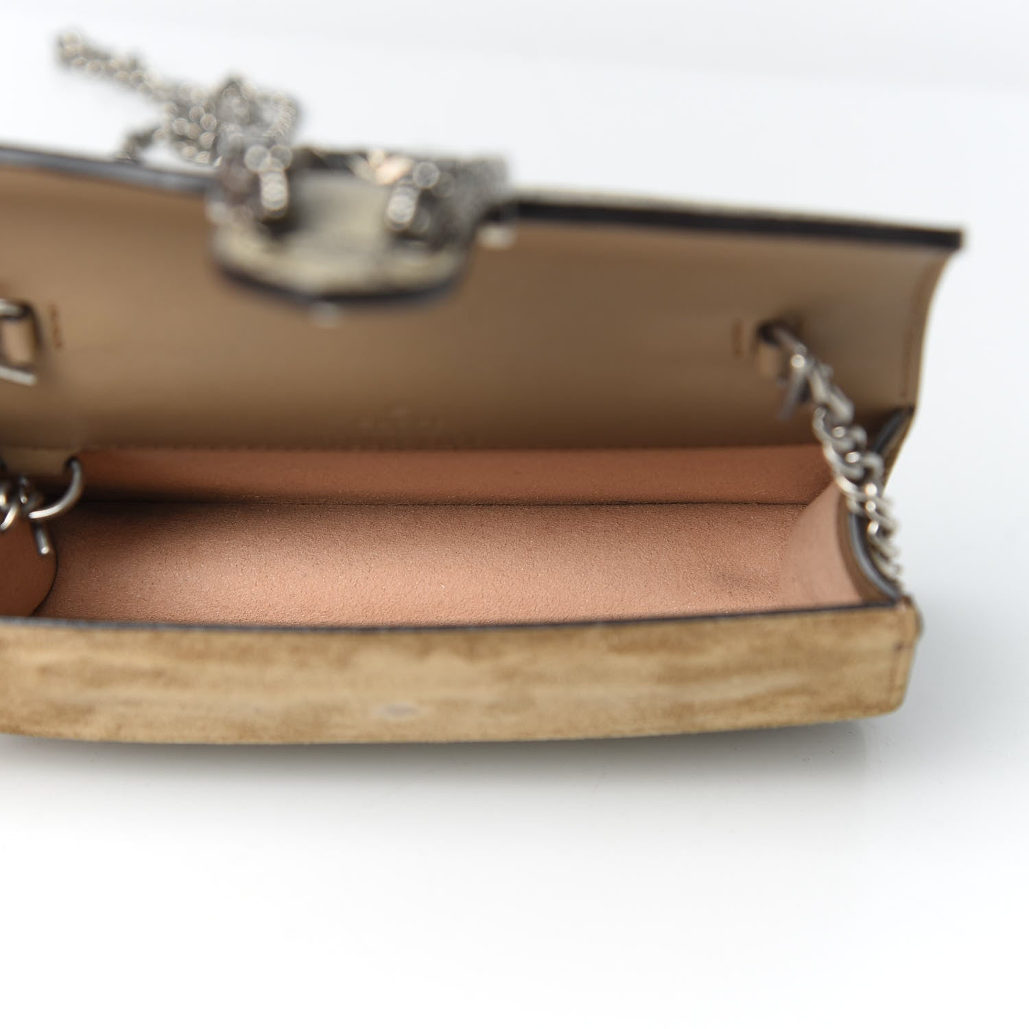Gucci GG Supreme Monogram Super Mini Dionysus Shoulder Bag Taupe 5 of 12
