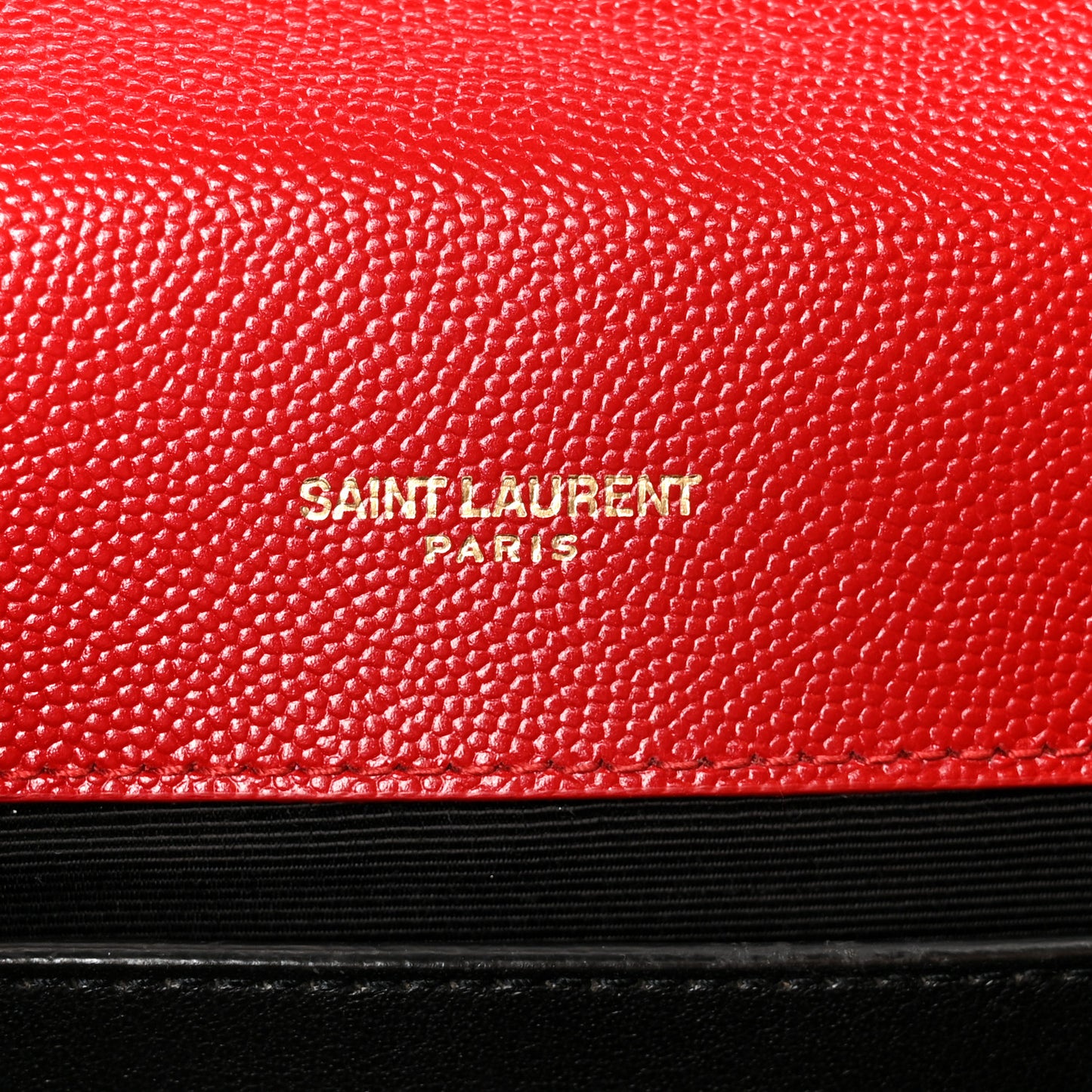 Grain De Poudre Textured Mixed Matelasse Triquilt Medium Monogram Satchel New Red