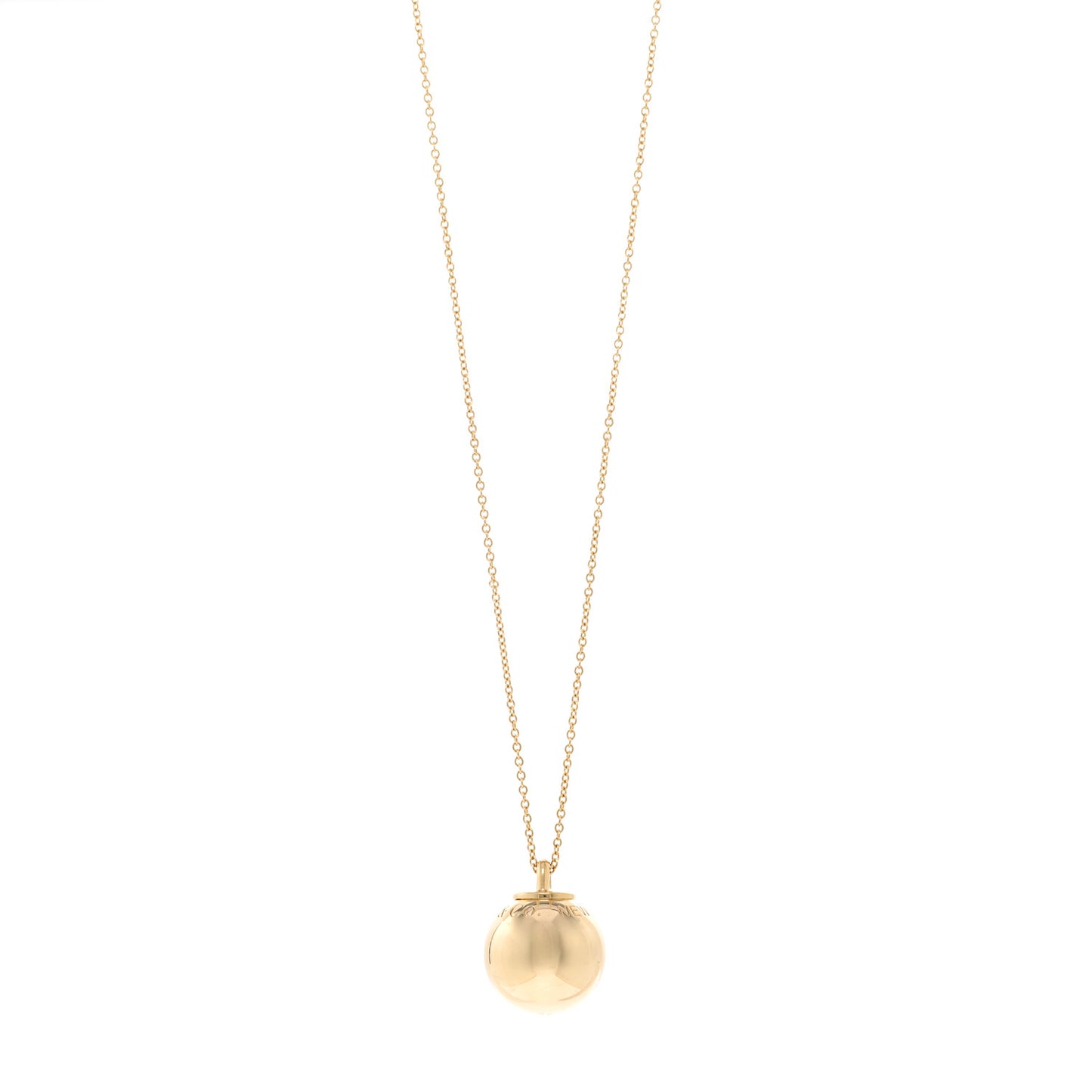 18K Yellow Gold 19mm HardWear Ball Pendant Necklace