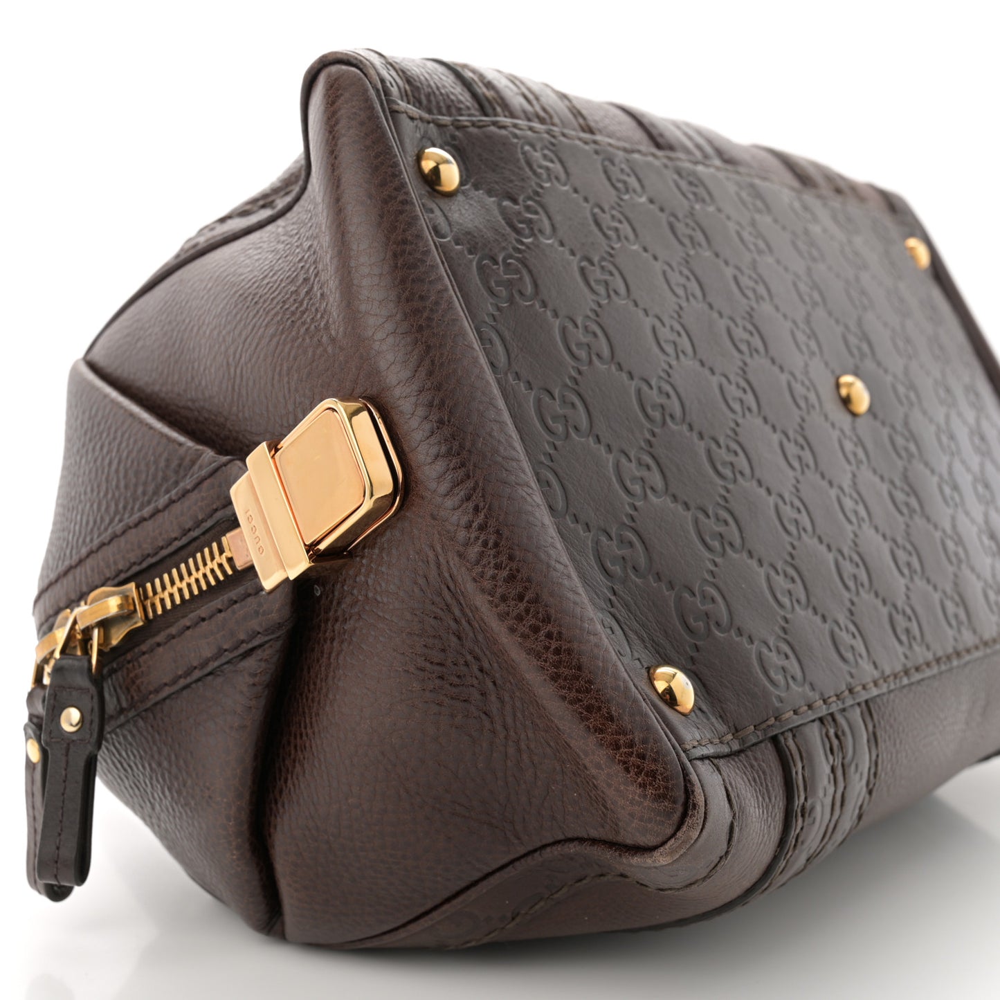 Guccissima Aviatrix Medium Boston Chocolate