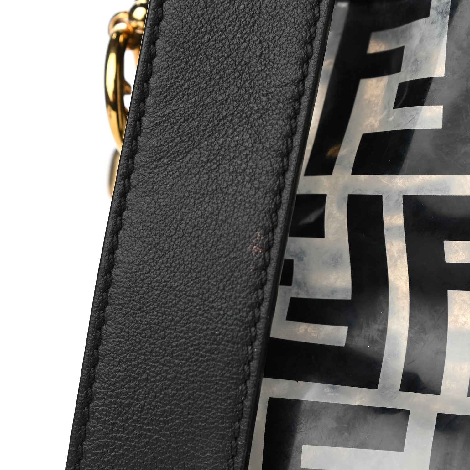 Fendi TPU FF Vitello Grace F is Fendi Grande Mon Tresor Bucket Bag Black 11 of 11