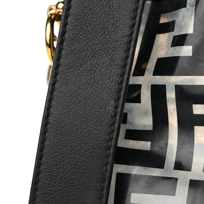 Fendi TPU FF Vitello Grace F is Fendi Grande Mon Tresor Bucket Bag Black 11 of 11