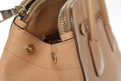 Prada Saffiano Shoulder Bag Noisette 12 of 19