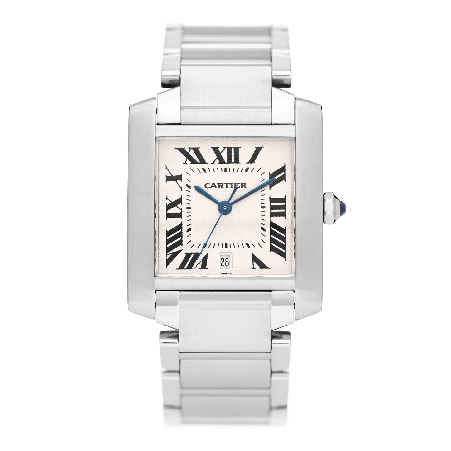 Stainless Steel 28mm Tank Francaise Automatic Watch