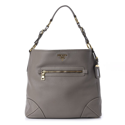 Prada Vitello Daino Hobo Argilla 1 of 10