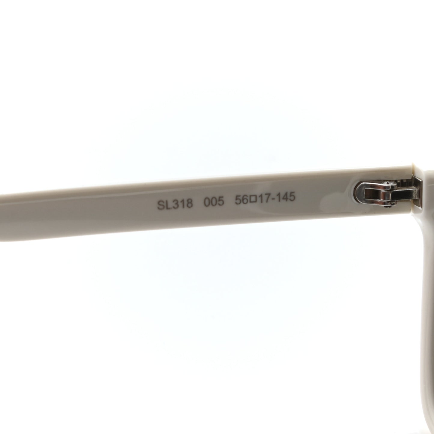 SL 318 Signature Sunglasses White