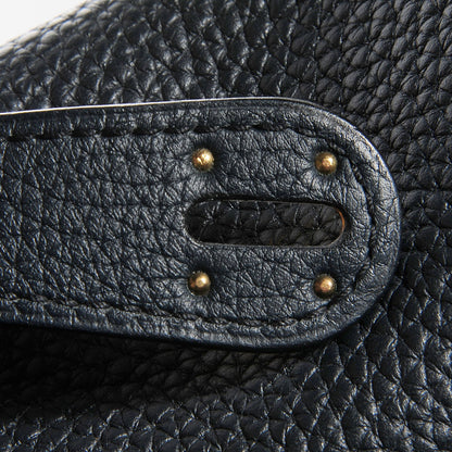 Hermes Taurillon Clemence Lindy 30 Bleu Ocean 11 of 18