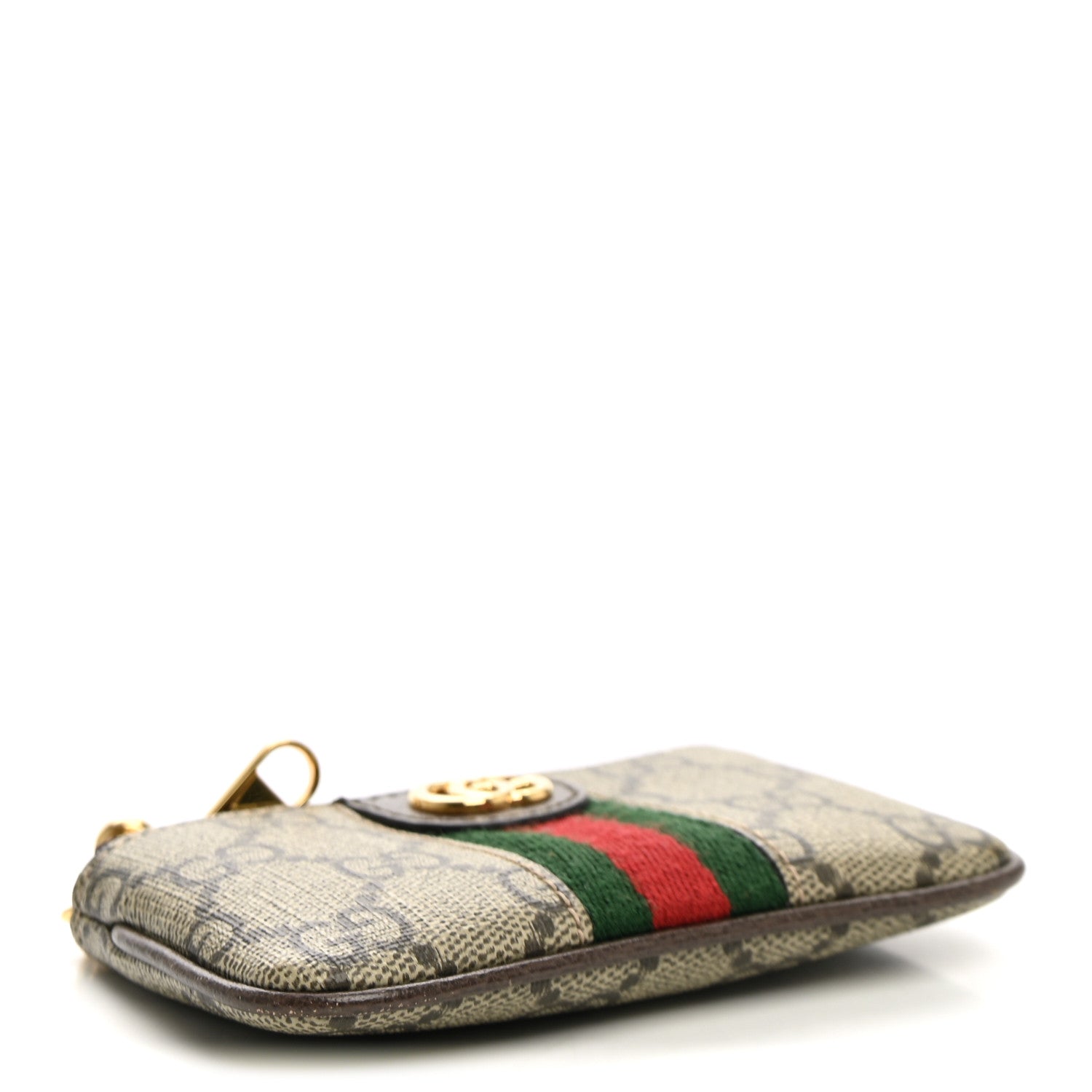 Gucci GG Supreme Monogram Web Ophidia Key Case Beige New Beige New Acero 4 of 6