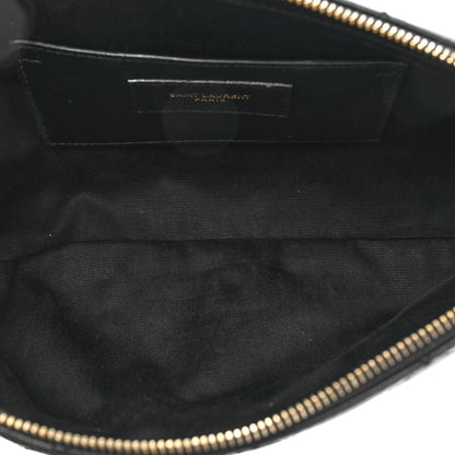 Saint Laurent Lambskin Quilted Maxi Icare Shopping Tote Black 7 of 17