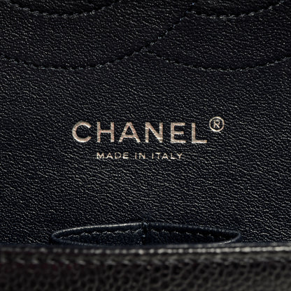 Chanel Caviar Jumbo Double Flap Navy Blue 7 of 9