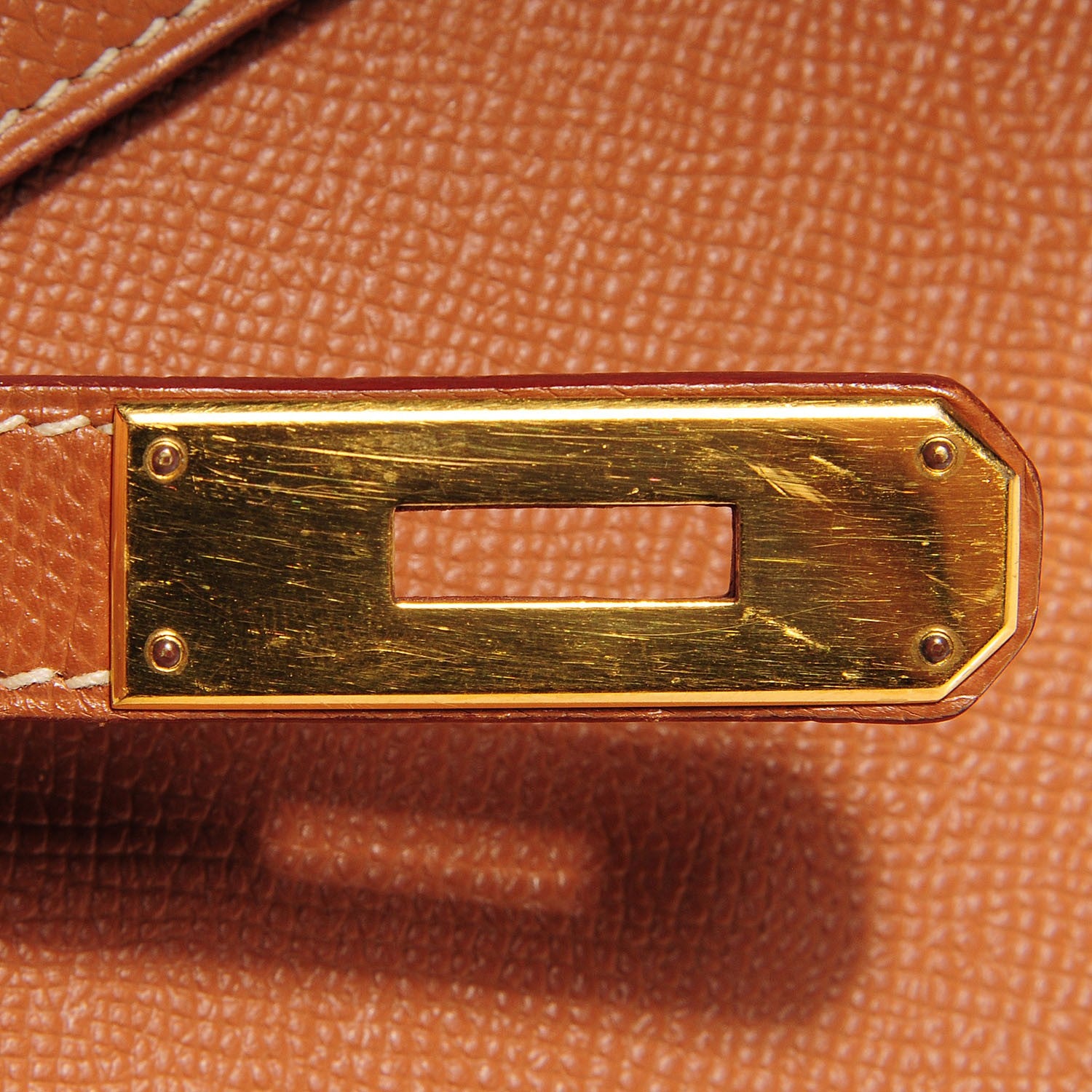 Hermes Courchevel Kelly Sellier 35 Gold 15 of 27