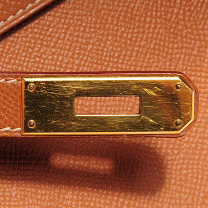 Hermes Courchevel Kelly Sellier 35 Gold 15 of 27