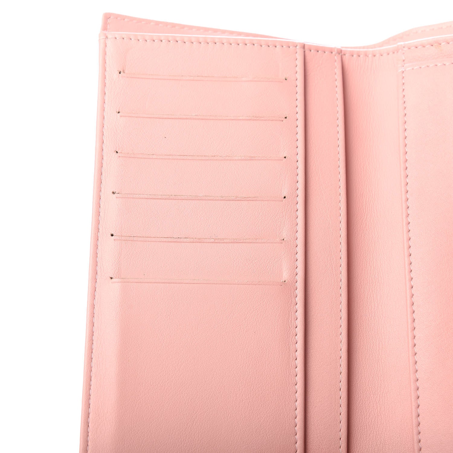 Chanel Patent Quilted Large Flap Wallet Pink 9 of 10