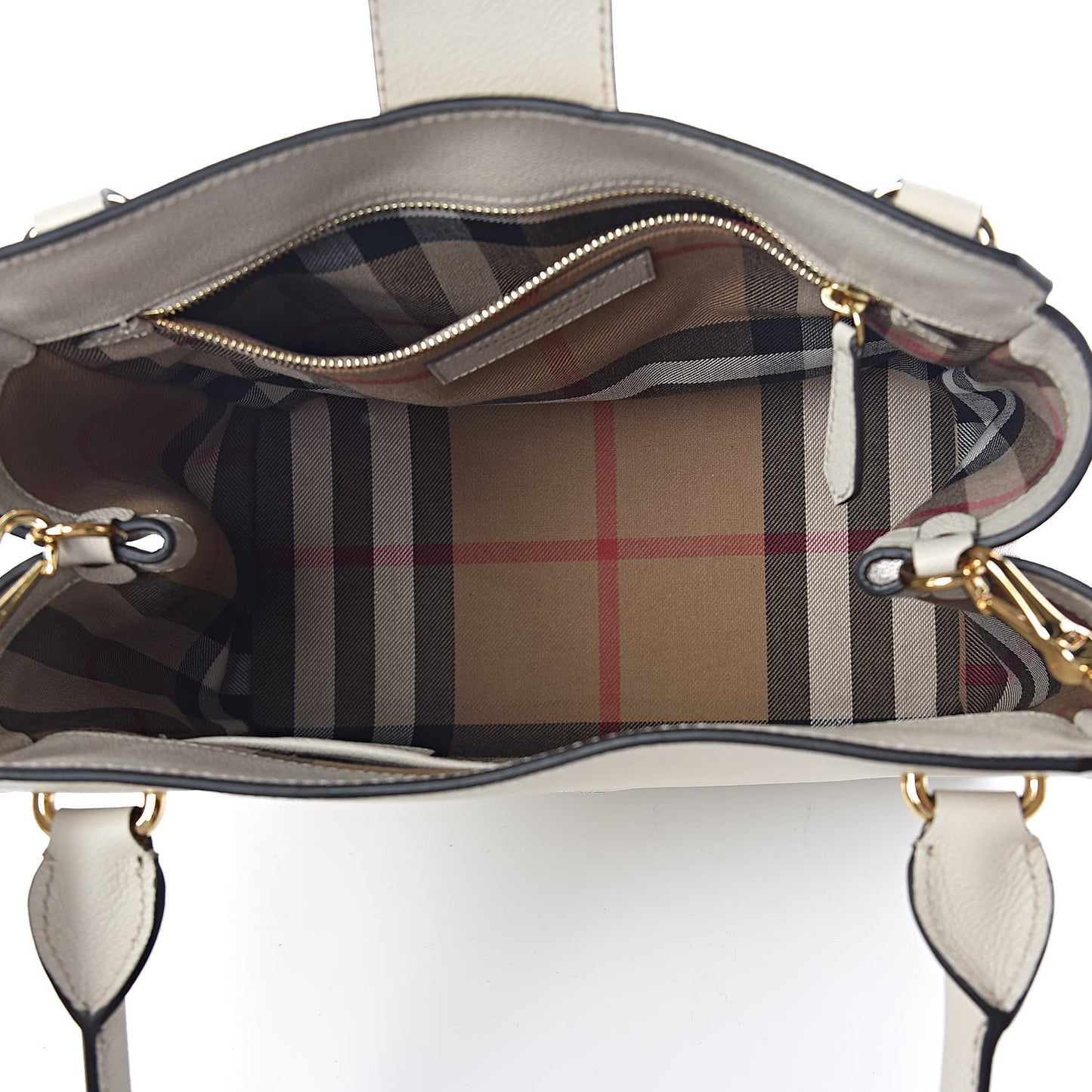 Soft Grain Calfskin Medium Buckle Tote Limestone