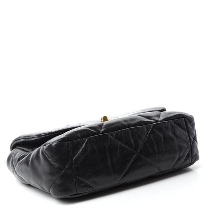 Chanel Goatskin Quilted Medium Chanel 19 Flap Black 4 of 10