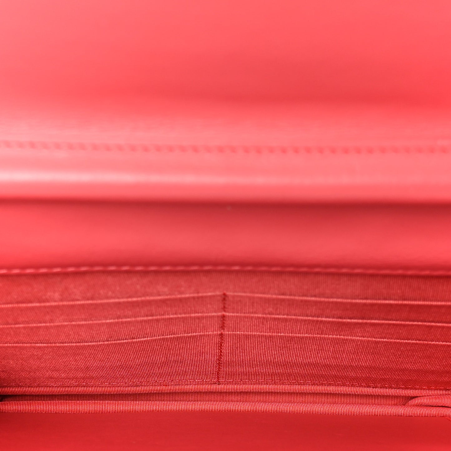 Caviar Quilted Boy Wallet On Chain WOC Dark Pink