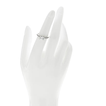 Tiffany Platinum Diamond 1.20ct Novo Cushion Cut Engagement Ring 52 6 2 of 5