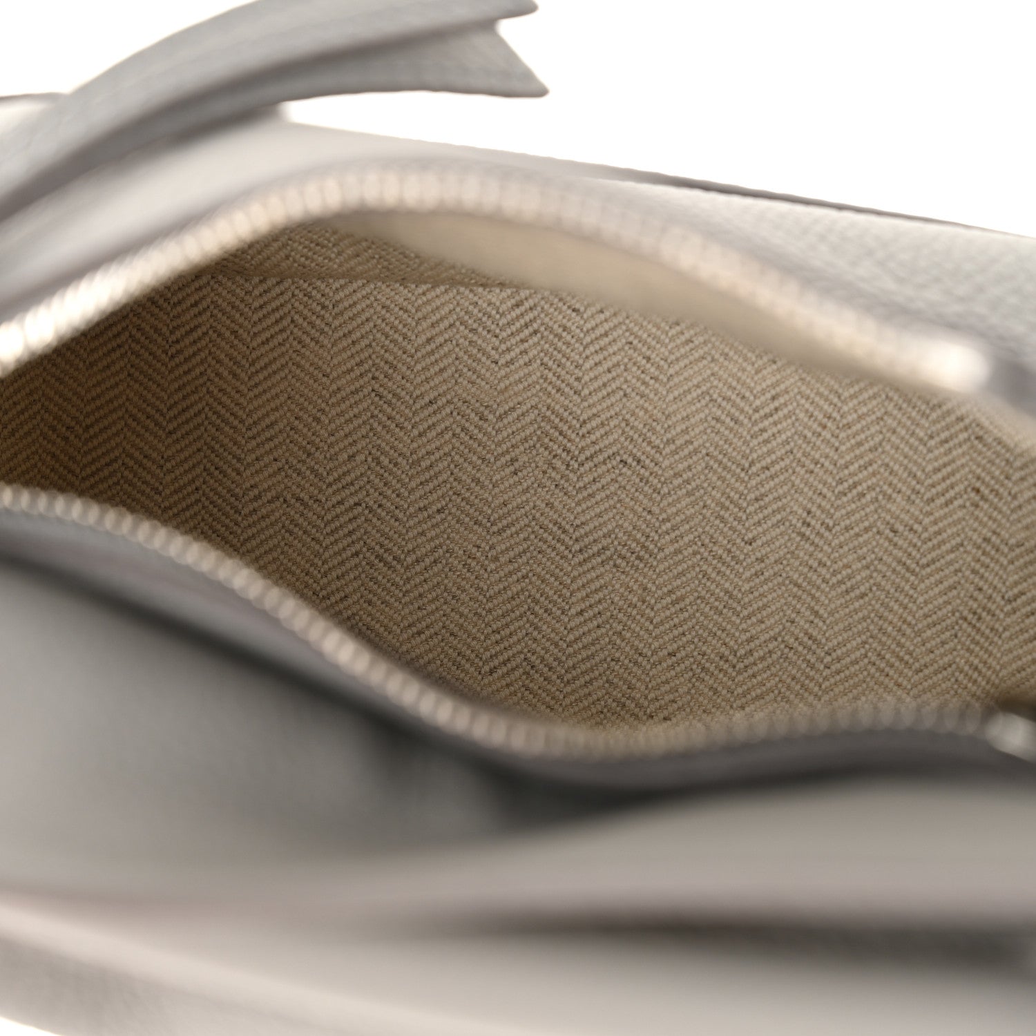 Loewe Soft Grained Calfskin Mini Puzzle Edge Bag Pearl Grey 5 of 10