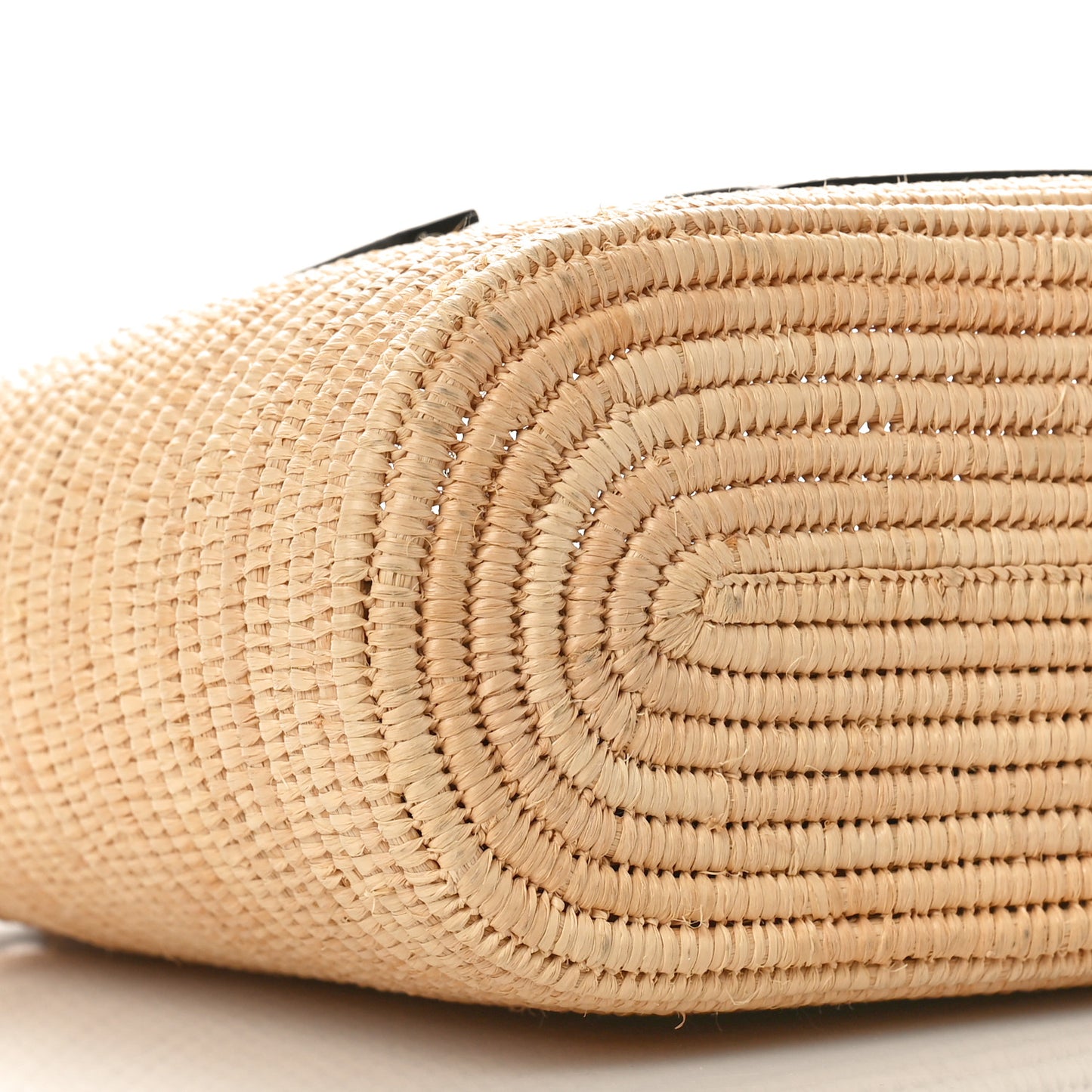 Raffia Small Square Basket Tote Bag Natural Tan