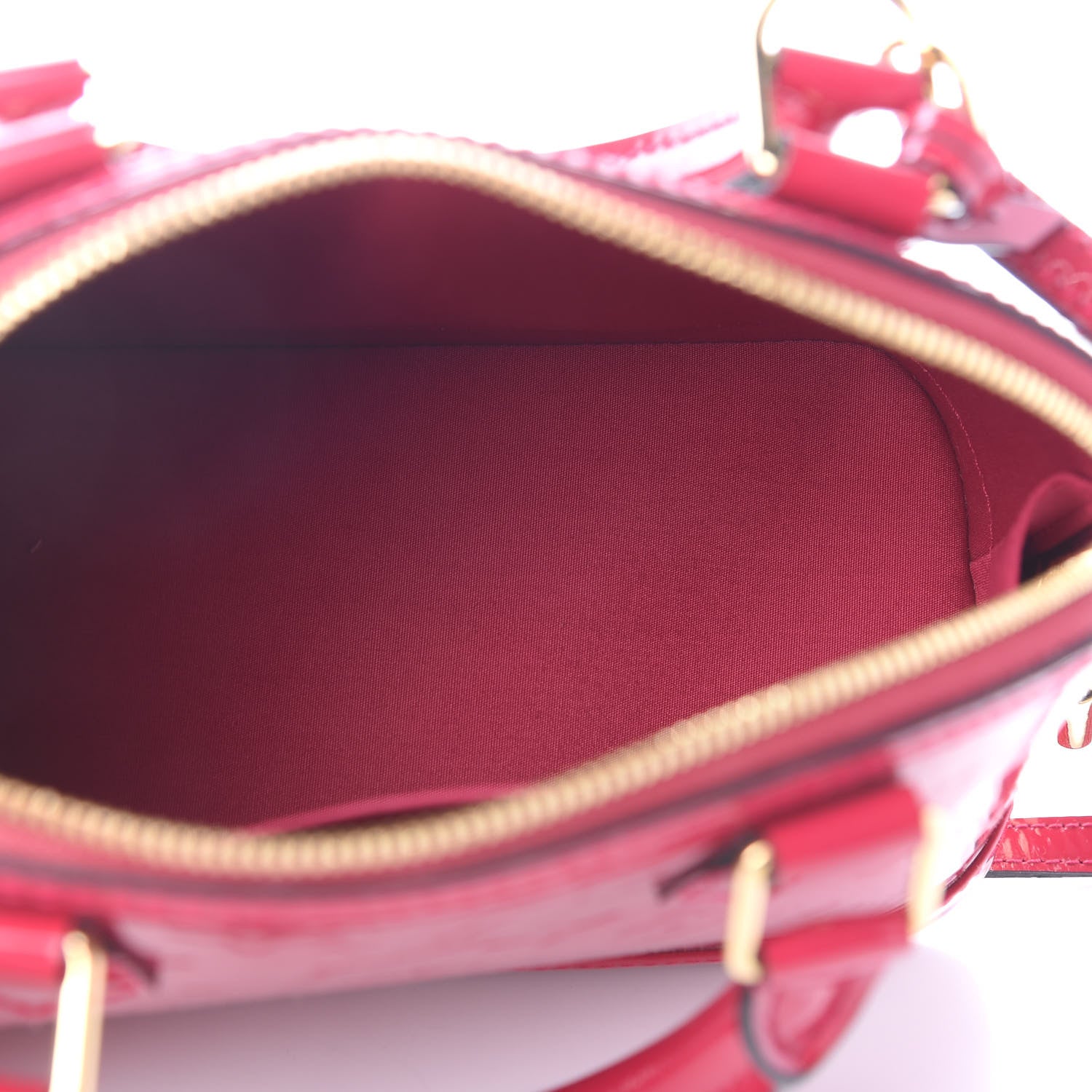 Louis Vuitton Vernis Alma BB Rose Indien 7 of 9
