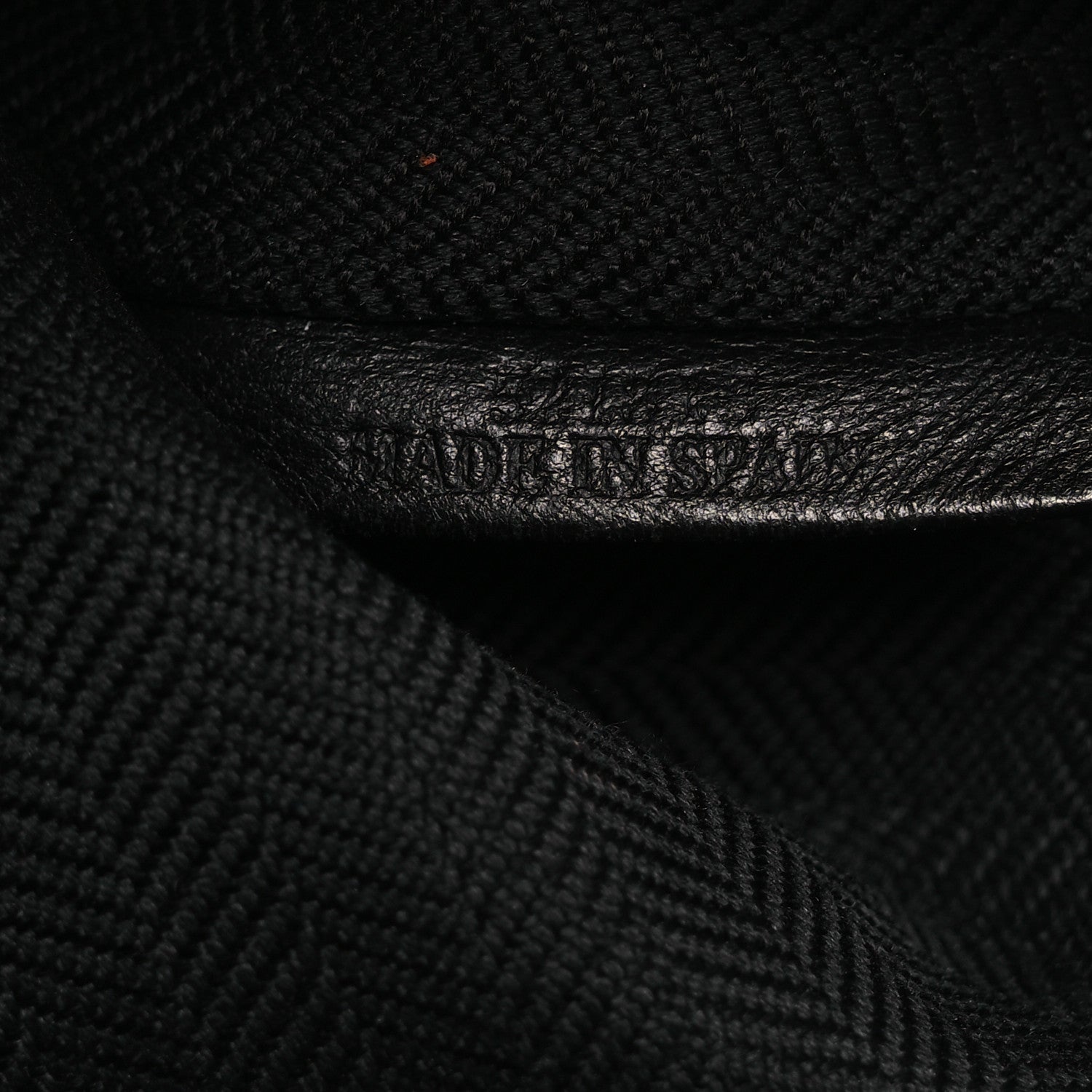 Loewe Calfskin Embossed Repeat T Pouch Black 7 of 11