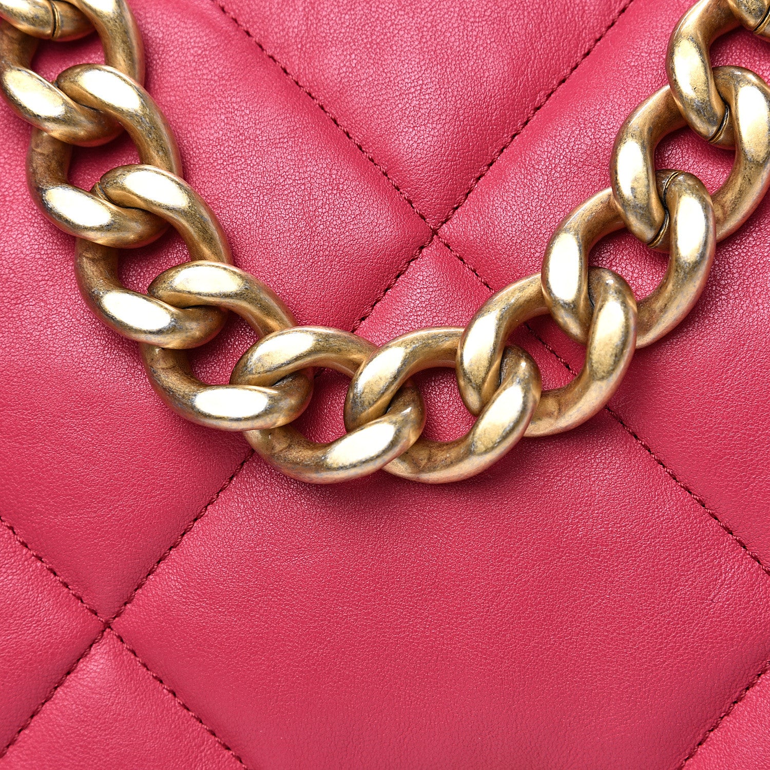 Chanel Goatskin Quilted Maxi 19 Flap Pink 10 of 10